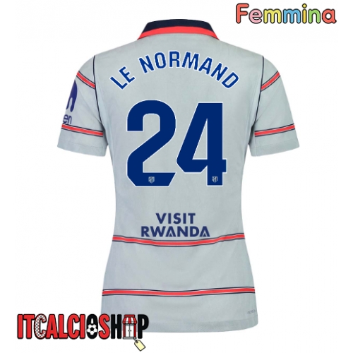 Atletico Madrid Robin Le Normand #24 Terza Maglia Femmina 2026-27 Manica Corta